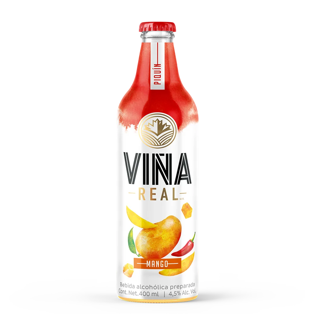 VINA REAL BEB ALCOH MANGO/PIQUIN 18/400 ML