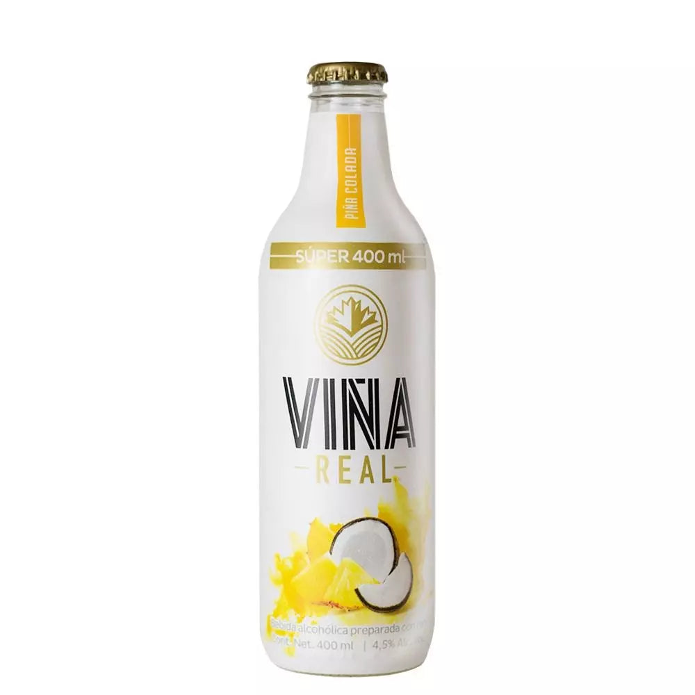 VINA REAL BEB ALCOH PINA COLADA 18/400 ML