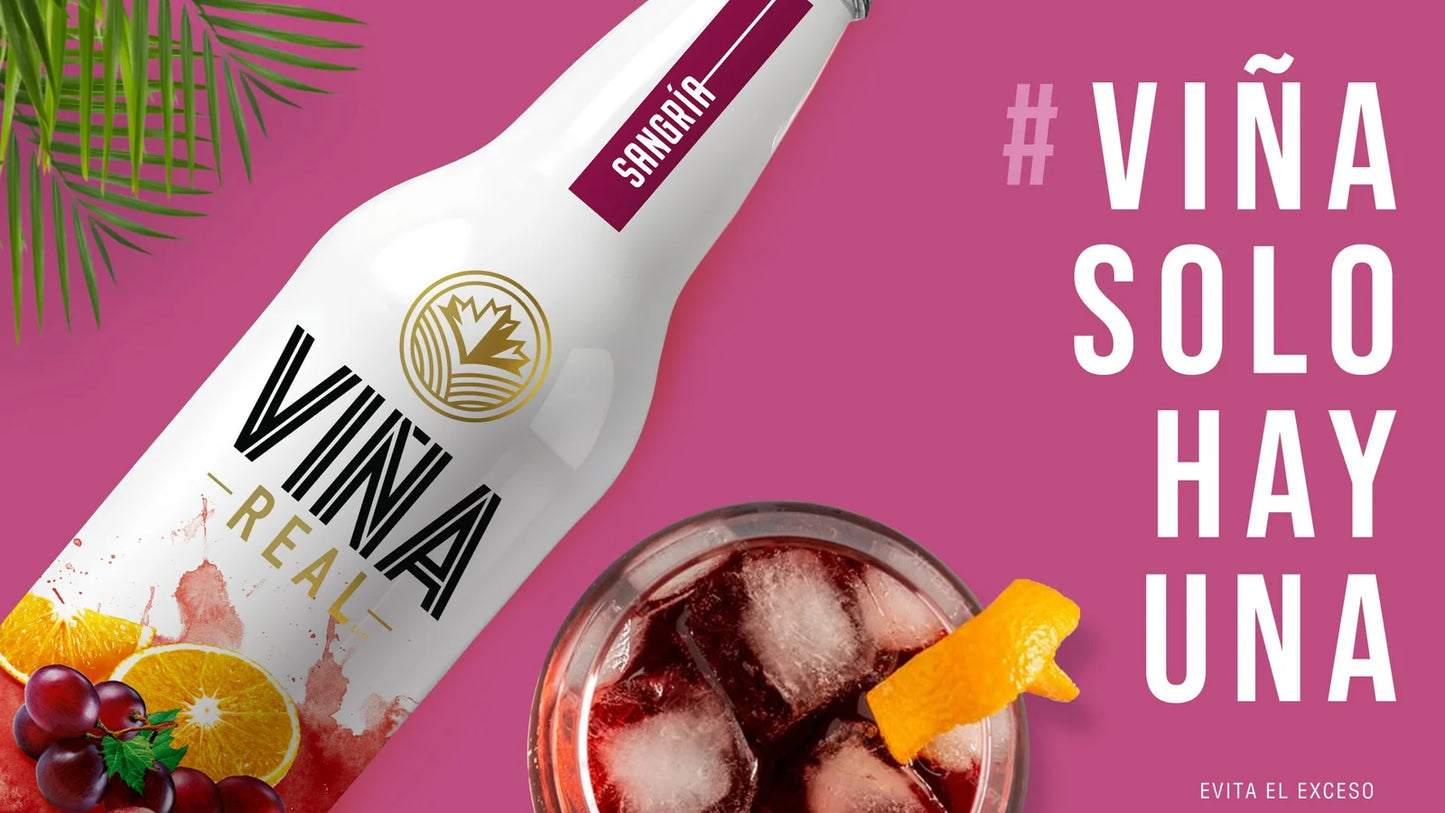 VINA REAL BEB ALCOH SANGRIA 18/400 ML