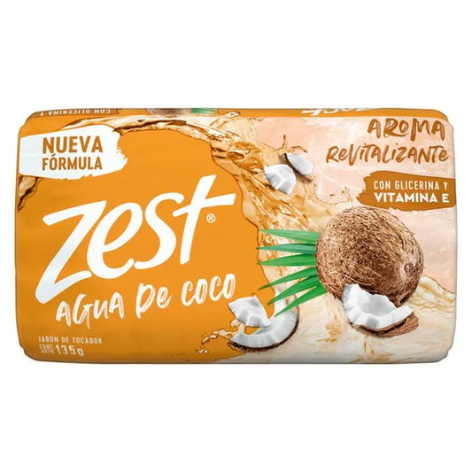 ZEST JABON AGUA DE COCO 6/12/135 G