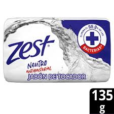 ZEST JABON NEUTRO ANTIBACTERIAL 6/12/135 G