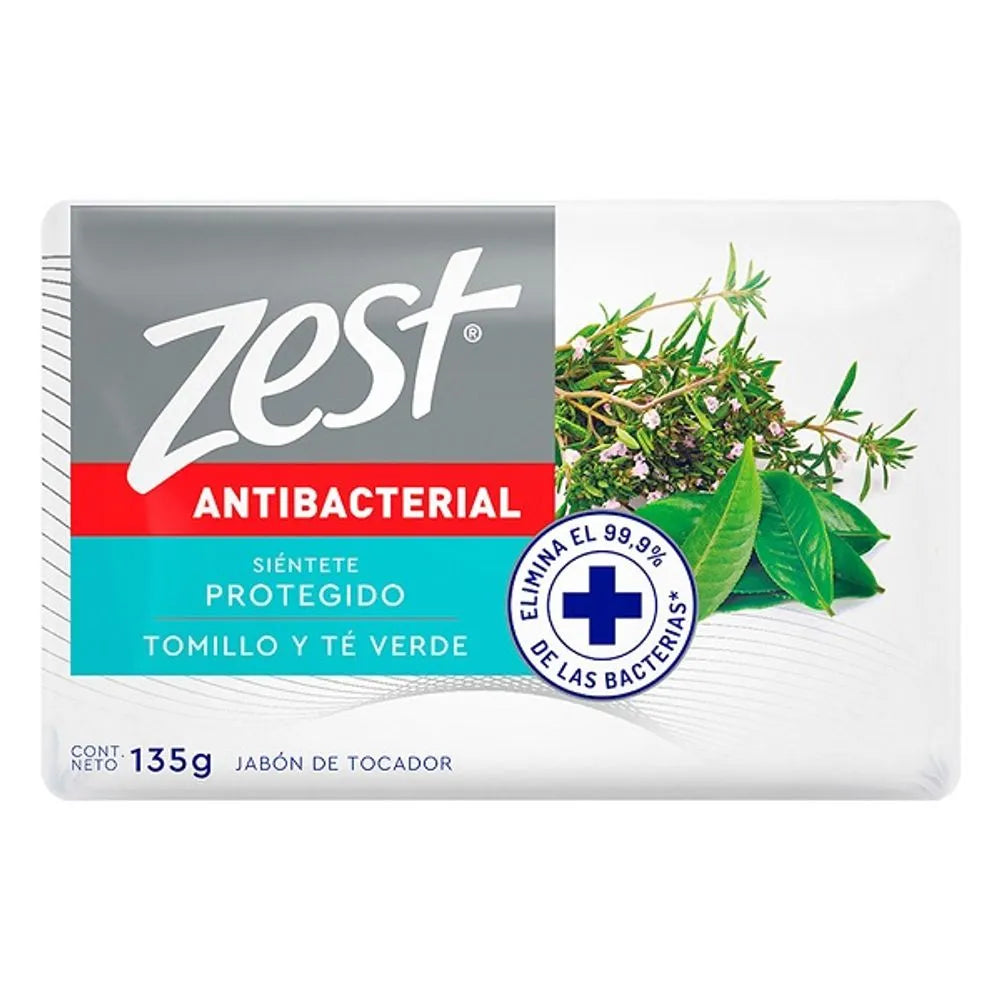 ZEST JABON TOMILLO/TE VERDE 6/12/135 G
