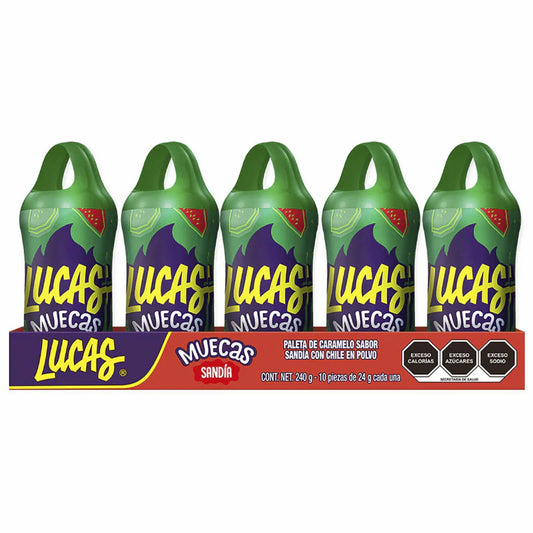LUCAS MUECAS SANDIA 10pzs